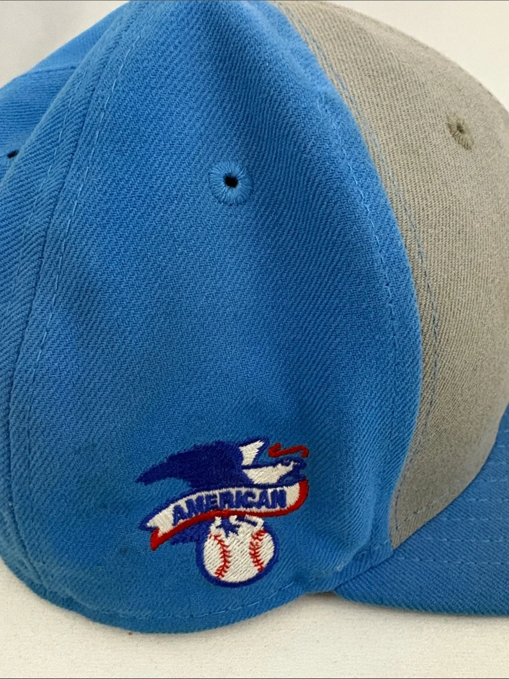 Kansas City Royals New Era Fitted Hat 7 3/4 Gray Light Blue MLB KC AL